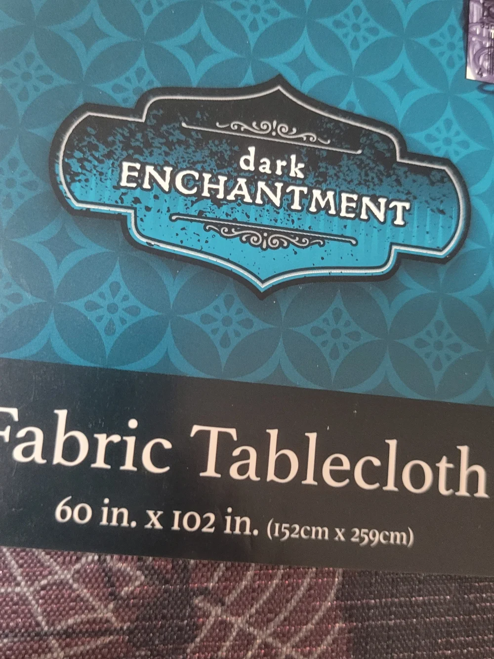 Vintage Dark Enchantment  Halloween Tablecloth